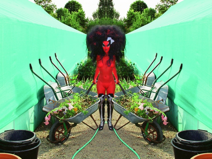 E.V. Day and Kembra Pfahler Bring Monet's Giverny To The Hole Gallery
