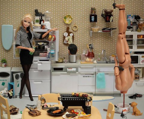 5/10&nbsp;Mariel Clayton&rsquo;s deranged photo series gives us a taste of Barbie&rsquo;s homicidal lunatic side, making Ken the victim. We never liked him much, anyway.