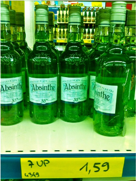 Absinthe is &amp;quot;Monet green.&amp;rdquo;